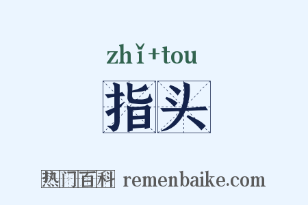 指头是什么意思的图片